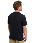 The Quiksilver Mens Type Line T-Shirt in Black