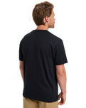 The Quiksilver Mens Type Line T-Shirt in Black