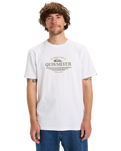 The Quiksilver Mens Type Line T-Shirt in White