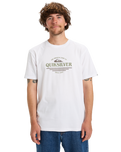 The Quiksilver Mens Type Line T-Shirt in White