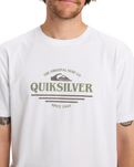 The Quiksilver Mens Type Line T-Shirt in White