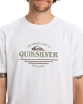 The Quiksilver Mens Type Line T-Shirt in White