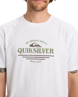 The Quiksilver Mens Type Line T-Shirt in White