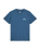 The Quiksilver Mens Mini Logo T-Shirt in Dark Denim