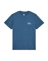 The Quiksilver Mens Mini Logo T-Shirt in Dark Denim