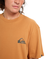 The Quiksilver Mens EV Mini Logo T-Shirt in Almond