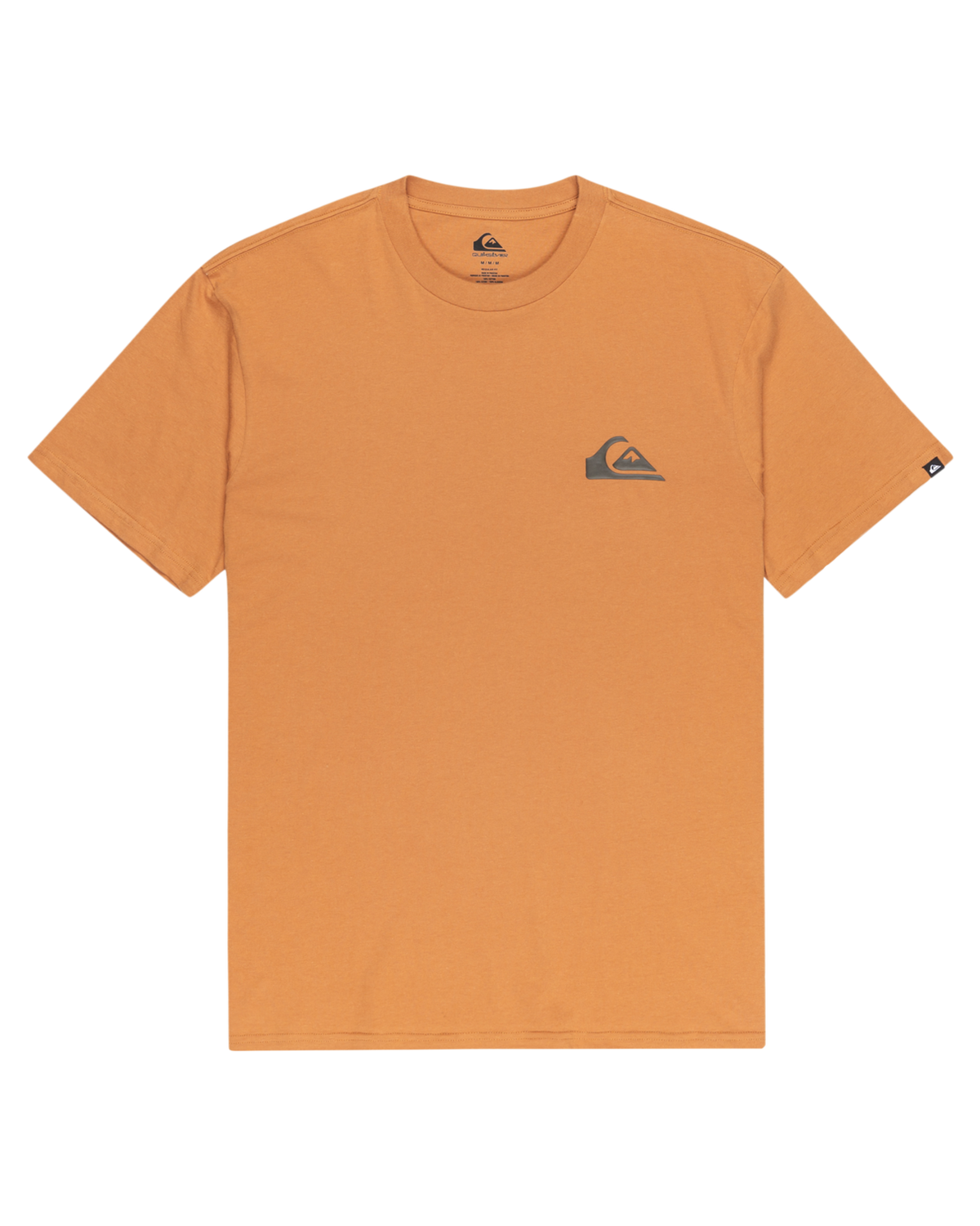 The Quiksilver Mens EV Mini Logo T-Shirt in Almond