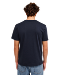 The Quiksilver Mens EV Comp Logo T-Shirt in Dark Navy