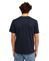 The Quiksilver Mens EV Comp Logo T-Shirt in Dark Navy