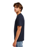 The Quiksilver Mens EV Comp Logo T-Shirt in Dark Navy