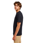 The Quiksilver Mens EV Comp Logo T-Shirt in Black