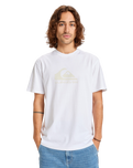 The Quiksilver Mens EV Comp Logo T-Shirt in White
