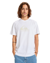 The Quiksilver Mens EV Comp Logo T-Shirt in White