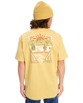 The Quiksilver Mens EV Desert Waves T-Shirt in Rattan