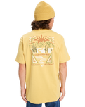 The Quiksilver Mens EV Desert Waves T-Shirt in Rattan
