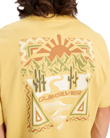 The Quiksilver Mens EV Desert Waves T-Shirt in Rattan