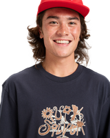 EV Natural Smash T-Shirt in Dark Navy