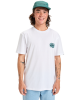 The Quiksilver Mens EV Moon Run T-Shirt in White
