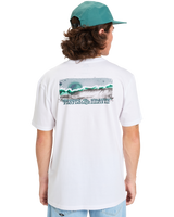 The Quiksilver Mens EV Moon Run T-Shirt in White