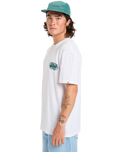 The Quiksilver Mens EV Moon Run T-Shirt in White