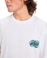 The Quiksilver Mens EV Moon Run T-Shirt in White