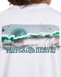 The Quiksilver Mens EV Moon Run T-Shirt in White
