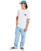 The Quiksilver Mens EV Moon Run T-Shirt in White