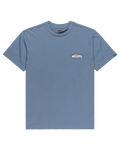 The Quiksilver Mens EVO Border Lines T-Shirt in China Blue