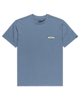 The Quiksilver Mens EVO Border Lines T-Shirt in China Blue