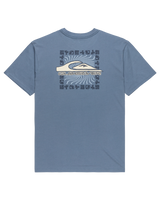 The Quiksilver Mens EVO Border Lines T-Shirt in China Blue