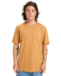 The Quiksilver EVO Border Lines T-Shirt in Almond | Available at Anns Cottage