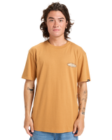 The Quiksilver EVO Border Lines T-Shirt in Almond | Available at Anns Cottage