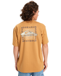 The Quiksilver EVO Border Lines T-Shirt in Almond | Available at Anns Cottage