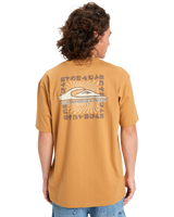 The Quiksilver EVO Border Lines T-Shirt in Almond | Available at Anns Cottage