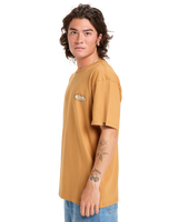 The Quiksilver EVO Border Lines T-Shirt in Almond | Available at Anns Cottage