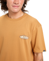 The Quiksilver EVO Border Lines T-Shirt in Almond | Available at Anns Cottage