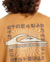 The Quiksilver EVO Border Lines T-Shirt in Almond | Available at Anns Cottage