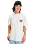 The Quiksilver Mens EVO Youth Crisis T-Shirt in Snow White