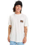 The Quiksilver Mens EVO Youth Crisis T-Shirt in Snow White