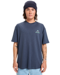The Quiksilver Mens CL Soul Maze T-Shirt in Dark Navy