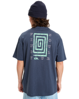 The Quiksilver Mens CL Soul Maze T-Shirt in Dark Navy