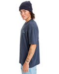 The Quiksilver Mens CL Soul Maze T-Shirt in Dark Navy