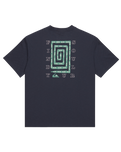 The Quiksilver Mens CL Soul Maze T-Shirt in Dark Navy