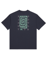 The Quiksilver Mens CL Soul Maze T-Shirt in Dark Navy
