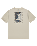 The Quiksilver Mens CL Soul Maze T-Shirt in Snow White