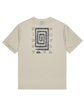 The Quiksilver Mens CL Soul Maze T-Shirt in Snow White