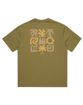 The Quiksilver Mens PTO Sun Flow T-Shirt in Loden Green