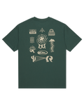 The Quiksilver Mens PTO Welcome All T-Shirt in Trekking Green