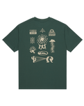 The Quiksilver Mens PTO Welcome All T-Shirt in Trekking Green