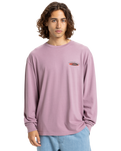 HW Hollow Coves Long Sleeve T-Shirt in Elderberry